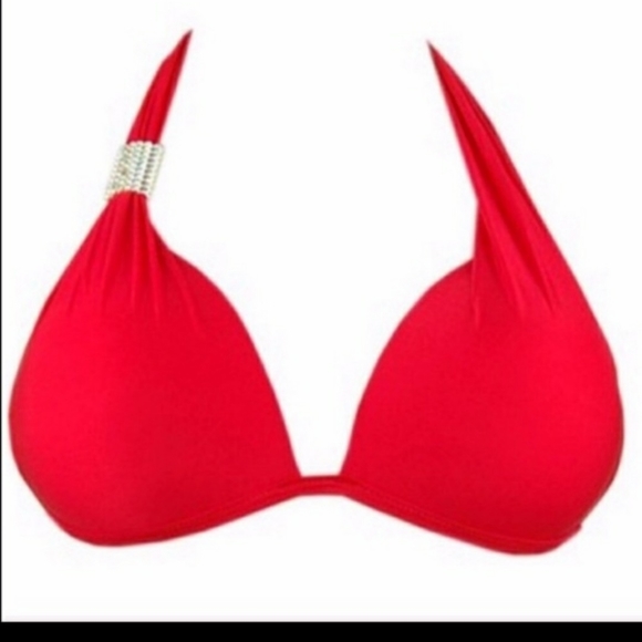 🤑SALE🤑 Summertime Fine Aqua Bling Red Bikini - Picture 3 of 6